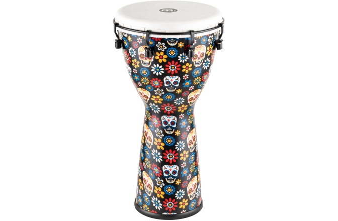 Djembe Meinl 10 Inch Synthetic Djembe, Synthetic Head, Day Of The Dead