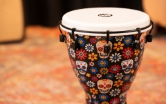 Djembe Meinl 10 Inch Synthetic Djembe, Synthetic Head, Day Of The Dead