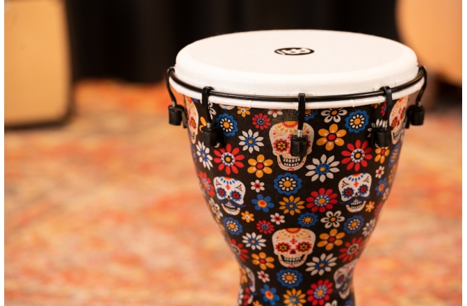 Djembe Meinl 10 Inch Synthetic Djembe, Synthetic Head, Day Of The Dead