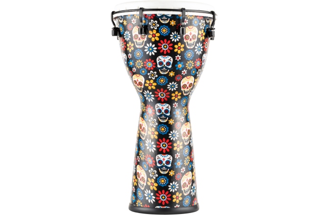 Djembe Meinl 10 Inch Synthetic Djembe, Synthetic Head, Day Of The Dead