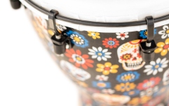 Djembe Meinl 10 Inch Synthetic Djembe, Synthetic Head, Day Of The Dead