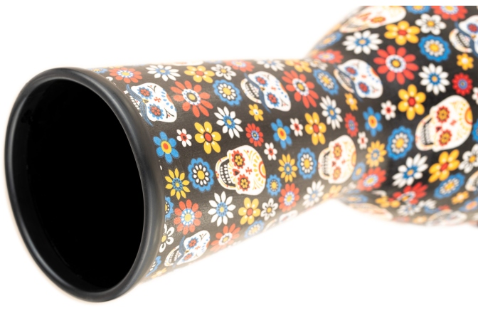 Djembe Meinl 10 Inch Synthetic Djembe, Synthetic Head, Day Of The Dead