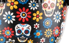 Djembe Meinl 10 Inch Synthetic Djembe, Synthetic Head, Day Of The Dead