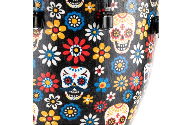 Djembe Meinl 10 Inch Synthetic Djembe, Synthetic Head, Day Of The Dead