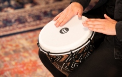 Djembe Meinl 10 Inch Synthetic Djembe, Synthetic Head, Kanga Sarong