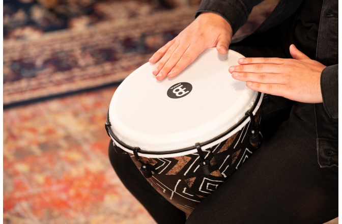 Djembe Meinl 10 Inch Synthetic Djembe, Synthetic Head, Kanga Sarong