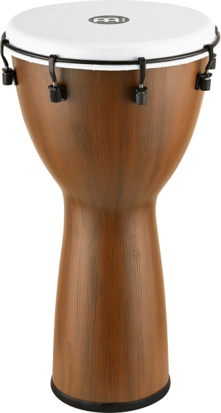 Meinl 12 Inch Synthetic Djembe, Synthetic Head, Barnwood