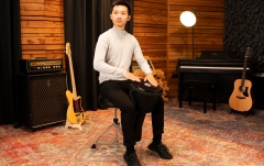 Djembe Meinl Travel Series Djembe - 12" Phantom Black Goat Head