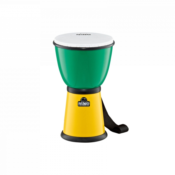 Nino Percussion ABS Djembe - Green/Yellow
