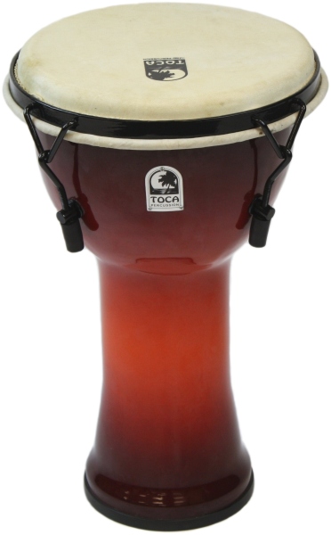 Toca Djembe Freestyle Mechanically Tuned African Sunset