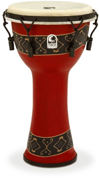 Toca Djembe Freestyle Mechanically Tuned Bali Red