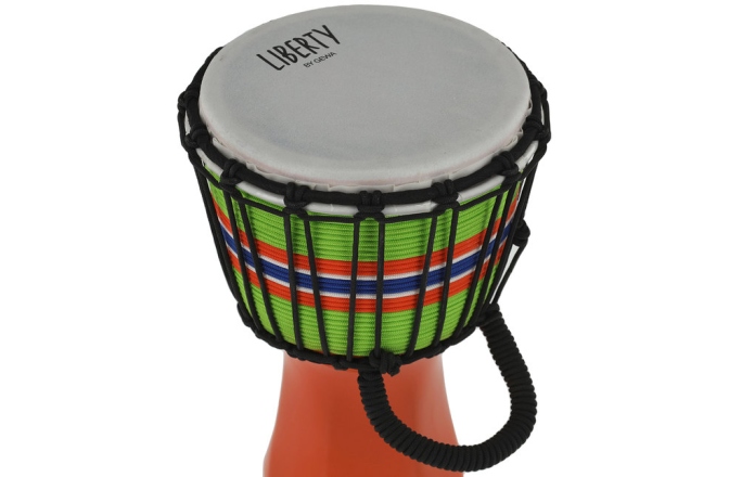 Djembé Gewa  Liberty Series Rope Tuned 7" Orange
