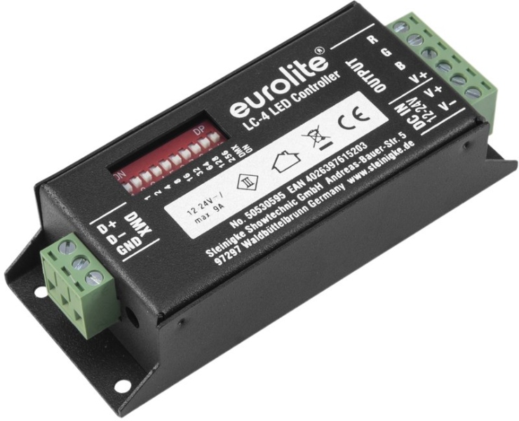Eurolite LC-4 LED Strip RGB DMX Controller