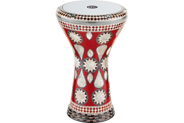 AE Egypt Doumbek, White Pearl, Mosaic Imperial - 8 3/4 AE Egypt Doumbek, White Pearl, Mosaic Imperial - 8 3/4