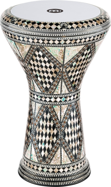 Meinl AE Egypt Doumbek, White Pearl, Mosaic Royale - 8 3/4