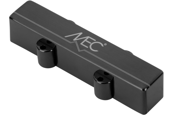 MEC Pickups Active J-Style Bass Pickup (Long), Metal Cover, 4-String Bridge / 5-String Neck & Bridge - Brushed Black Chrome MEC Pickups Active J-Style Bass Pickup (Long), Metal Cover, 4-String Bridge / 5-String Neck & Bridge - Brushed Black Chrome