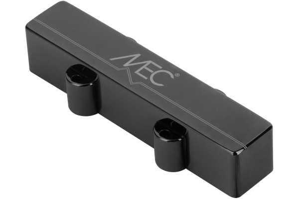MEC Pickups  Active J-Style Bass Pickup (Short), Metal Cover, 4-String Neck - Black Chrome