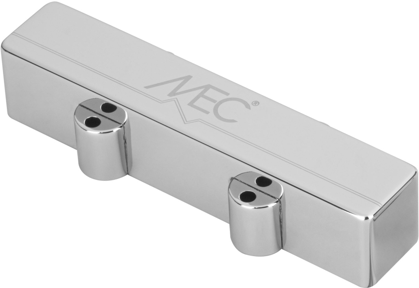 MEC Pickups Active J-Style Bass Pickup (Short), Metal Cover, 4-String Neck - Chrome