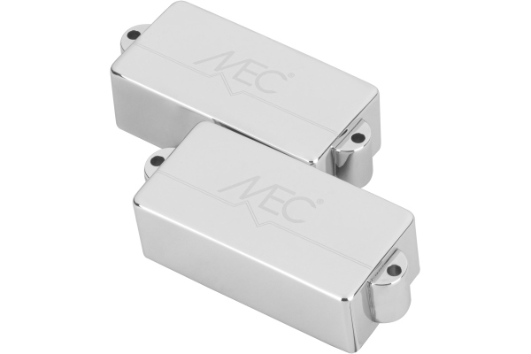  Active P-Style Bass Pickup, Metal Cover, 4-String - Chrome