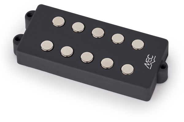 Passive MM-Style Bass Pickup, 5-String, Neck - Black