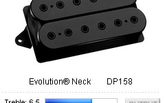 Doza chitara DiMarzio Evolution Neck DP158
