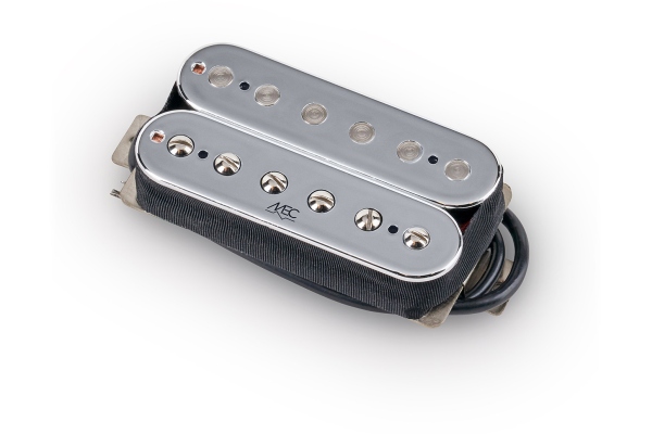 MEC Pickups  Hot Rod Humbucker Guitar Pickup, Bridge, Open Bobbin - Chrome
