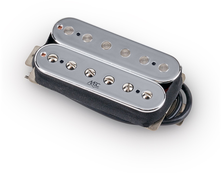MEC Pickups Hot Rod Humbucker Guitar Pickup, Bridge, Open Bobbin - Chrome