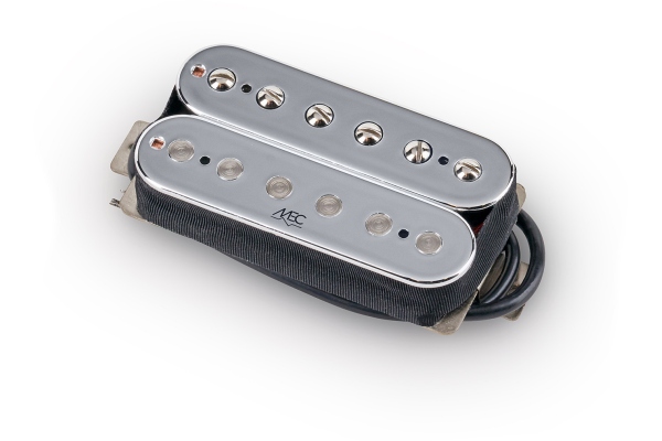 MEC Pickups  Vintage Alnico II Humbucker Guitar Pickup, Open Bobbin, Neck - Chrome