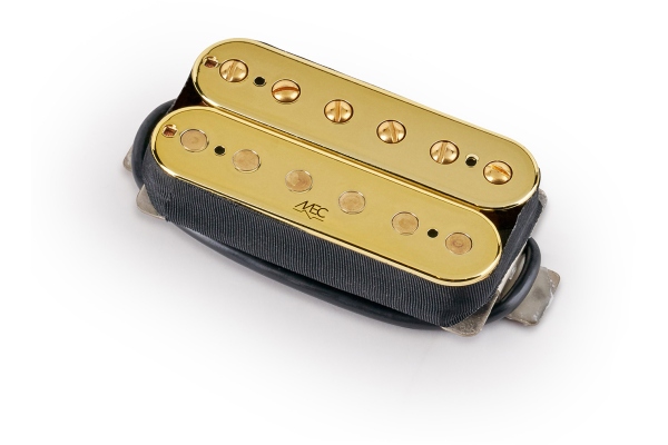  Vintage Alnico II Humbucker Guitar Pickup, Open Bobbin, Neck - Gold