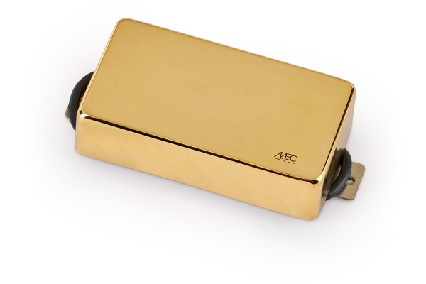 MEC Pickups  Vintage Alnico V Humbucker Guitar Pickup, Bridge - Gold Cover