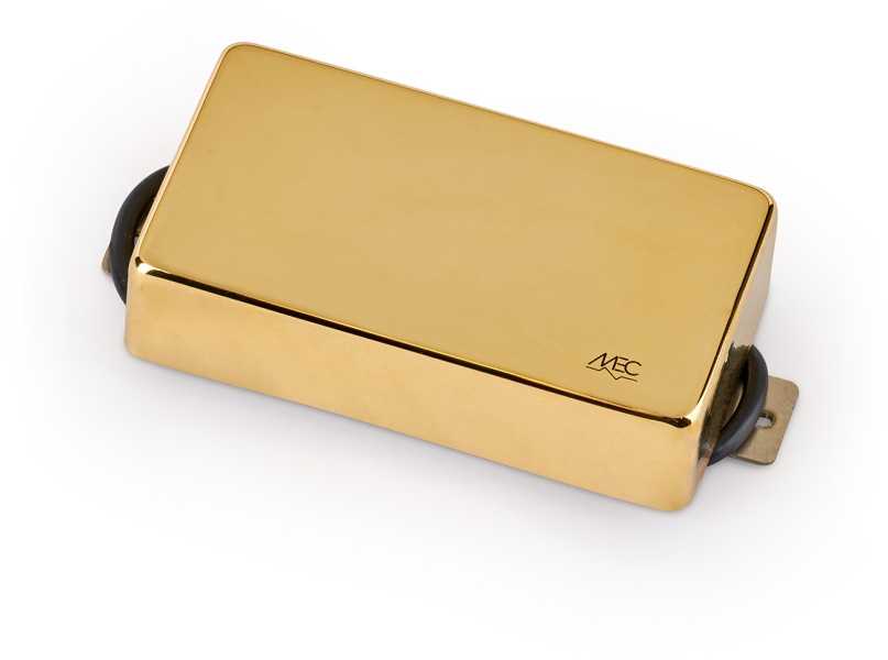 MEC Pickups Vintage Alnico V Humbucker Guitar Pickup, Bridge - Gold Cover