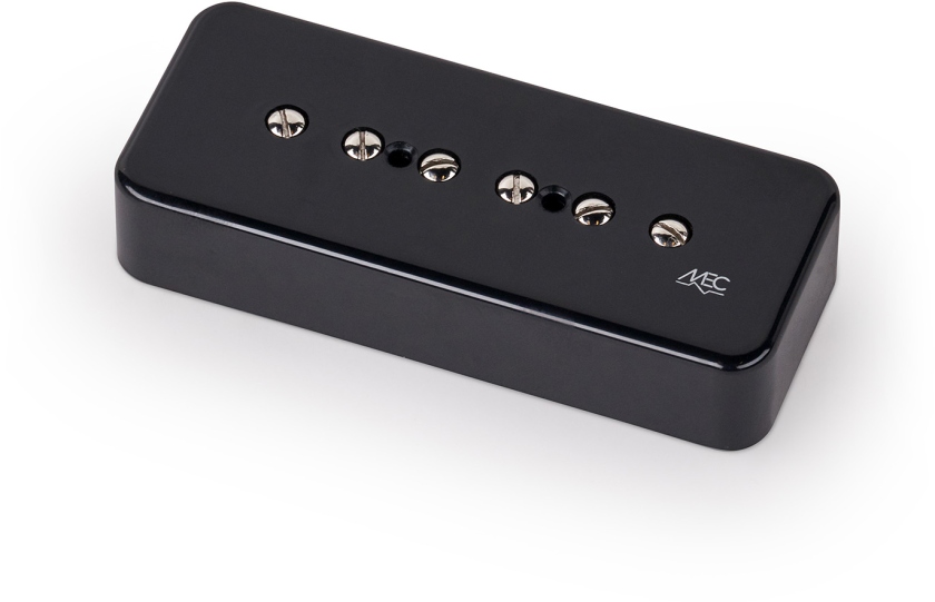 MEC Pickups Vintage P90 Soapbar Guitar Pickup, Bridge - Black