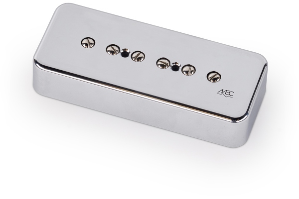 MEC Pickups  Vintage P90 Soapbar Guitar Pickup, Bridge - Chrome
