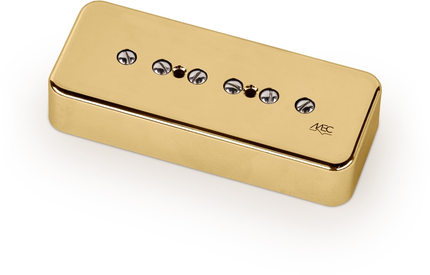 MEC Pickups Vintage P90 Soapbar Guitar Pickup, Bridge - Gold