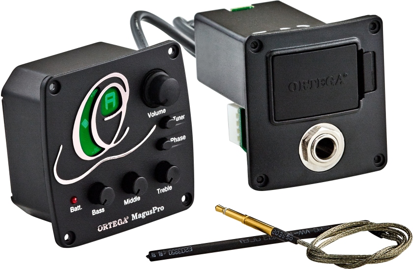 Ortega Preamp with built in tuner - for acoustic basses
