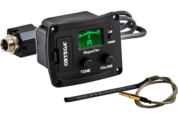 ukulele preamp set with built in tuner - incl. 4 Element piezo bar