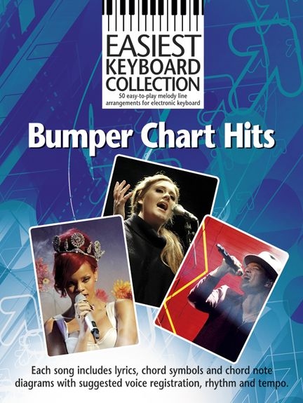 EASIEST KEYBOARD COLLECTION BUMPER CHART KEYBOARD BOOK