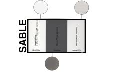 Ecran de proiecție cu montare pe trepied Elitescreens  221.4 x 124.4 cm SABLEFRAME ER100WH1 rama catifelata