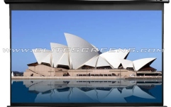 Ecran de proiectie de perete/tavan cu proiectie frontala retractabil cu actionare manuala Elitescreens M120UWH2