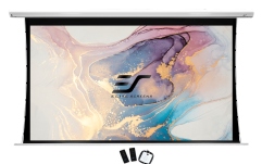 Ecran de proiecție de perete/tavan manual 203.7  x 114.5 cm Elitescreens Ecran proiectie electric profesional, perete/tavan, 265.7 x 149.6 cm, Tensionat, Saker SKT120XHW-E20, 16:9