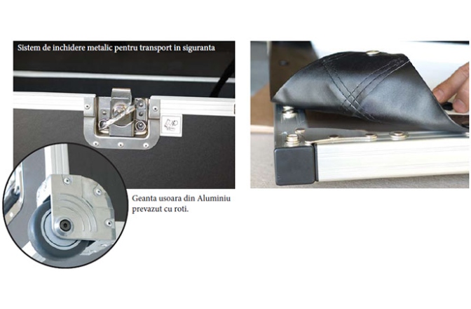 Ecran de proiectie de podea Elitescreens QuickStand Q200V1