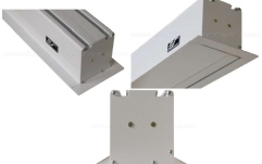 Ecran de proiectie electric incastrabil in tavan Elitescreens Evanesce Tab-Tension Series 202cm x 126cm