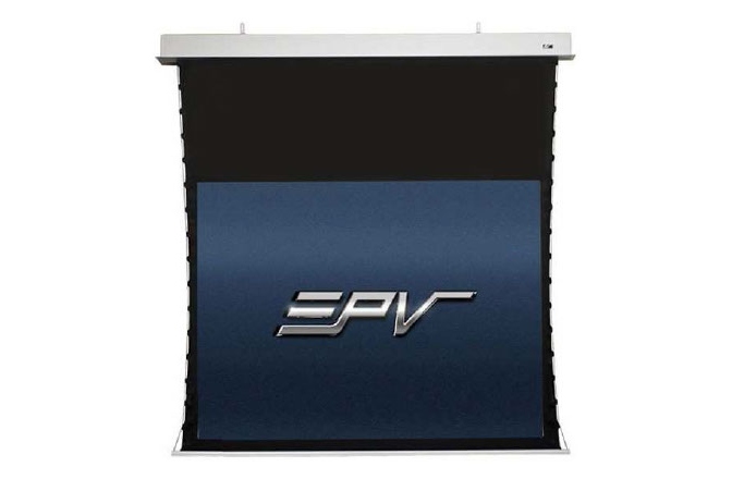 Ecran de proiectie electric incastrabil in tavan Elitescreens Evanesce Tab-Tension Series 232cm x 145cm