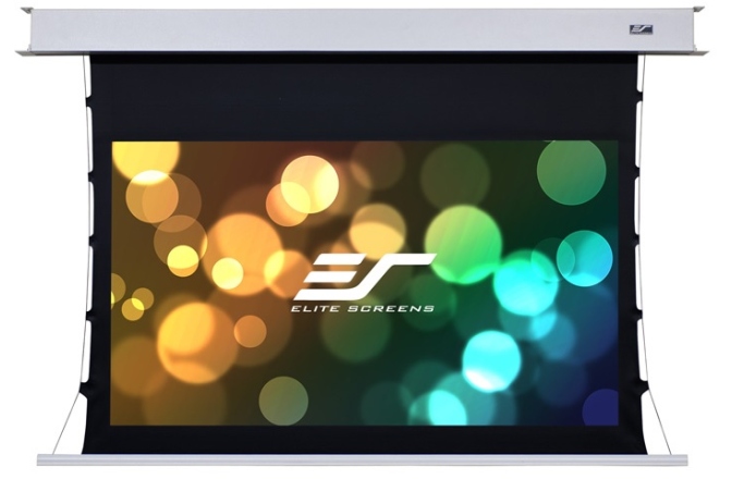 Ecran de proiectie electric incastrabil in tavan Elitescreens Evanesce Tab Tension B ETB110HW2-E8
