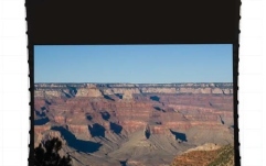 Ecran de proiectie electric incastrabil in tavan Elitescreens Evanesce Tab-Tension Series 298cm x168cm