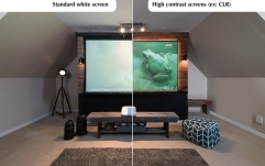 Ecran de proiecție Elitescreens Ecran de proiectie AR100H-CLR3, rama fixa, 222 x 125 (100"),Ambient Light Rejecting, ALR ULTRA SHORT