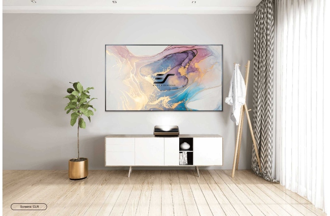 Ecran de proiecție Elitescreens Ecran de proiectie AR100H-CLR3, rama fixa, 222 x 125 (100"),Ambient Light Rejecting, ALR ULTRA SHORT