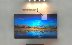 Ecran de proiecție Elitescreens Ecran de proiectie AR100H-CLR3, rama fixa, 222 x 125 (100"),Ambient Light Rejecting, ALR ULTRA SHORT