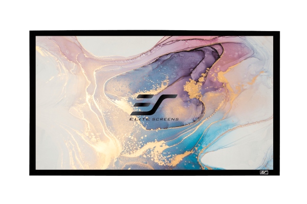 Ecran proiectie cu rama fixa, de perete, 243.6x136.9,  SABLEFRAME ER110WH, Format 16:9, rama catifelata