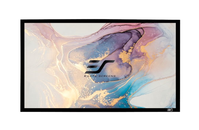 Ecran de proiecție Elitescreens Ecran proiectie cu rama fixa, de perete, 243.6x136.9,  SABLEFRAME ER110WH, Format 16:9, rama catifelata